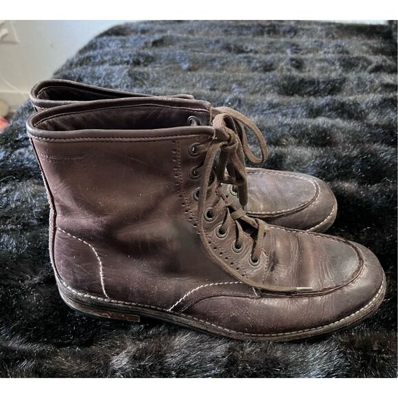 Wolverine Original 1000 Mile Ankle Boots Shoes Mens Size 8.5 D Brown Leather main image 4